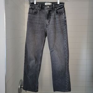 Abercrombie & Fitch ankle straight, high rise